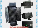 ePhoto LED500A 500 LED Dimmable Light Panel with 4 Bank Switches