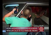 “Los caballeros de la noche” capturaron a ladrón en Villa María del Triunfo