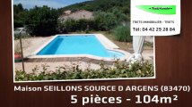 A vendre - Maison/Villa - SEILLONS SOURCE D ARGENS (83470) - 5 pièces - 104m²