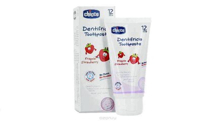 Зубная паста "Chicco (Чико)", с клубничным вкусом, 50 мл