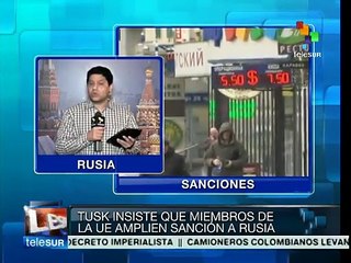 UE discutirá si prorrogan o incrementan sanciones a Rusia