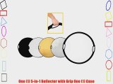 DSLRKIT 43 Photography Photo Portable Grip Reflector 5-in-1 Circular Collapsible Multi Disc