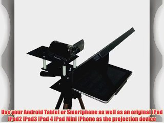 Android Tablet and Smartphone Teleprompter R810.1 with Beam Splitter Glass