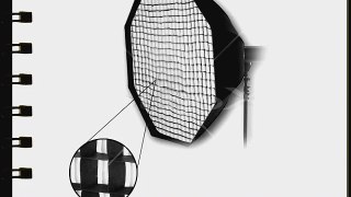 Fotodiox Pro 48 Octagon Softbox PLUS Grid (Eggcrate) for Studio Strobe/Flash with Soft Diffuser
