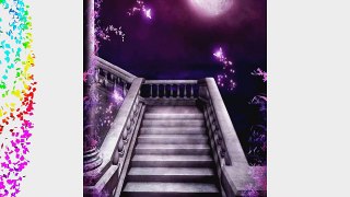 Stairs Under The Moon 5' x 7' CP Backdrop Computer Printed Scenic Background