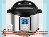 Instant Pot IP-Smart Bluetooth-Enabled Multifunctional Pressure Cooker Stainless Steel