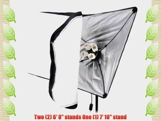 下载视频: CowboyStudio 2300 Watt Continuous Lighting Three Softboxes Booms and Stands Kit with Case for