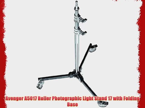 Avenger A5017 Roller Photographic Light Stand 17 with Folding Base