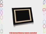 ViewLine 15 Digital Picture Frame Cherry Wood Color Wood Frame Multimedia 2 GB Memory