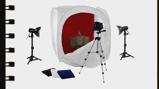 Fotodiox Pro Deluxe 1000 Photo Studio-in-a-Box Kit with 30x30 and 12x12 Tent 2- table top light