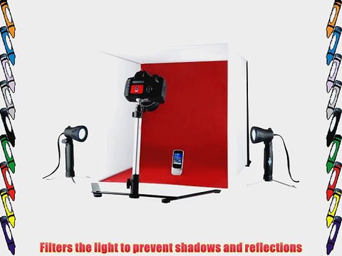 Shutter Starz 3086 Professional Quality Studio Prophotoz Kit Light Cube Product Photo Tent