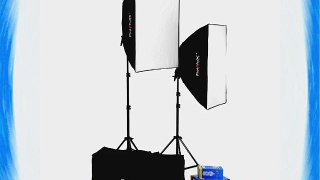 Fotodiox Pro CFL3057 Compact Studio Continuous Fluorescent Softbox Lighting Kit for Film Video