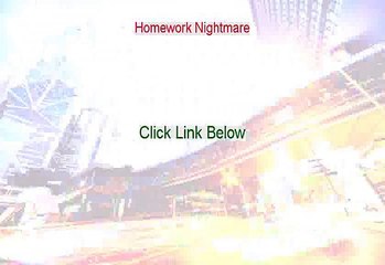 Homework Nightmare Reviews - My Review [2015]