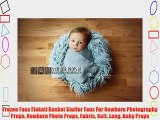 Frozen Faux Flokati Basket Stuffer Faux Fur Newborn Photography Props Newborn Photo Props Fabric