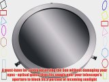 Orion 07722 9.25-Inch ID Full Aperture Glass Telescope Solar Filter (Silver)