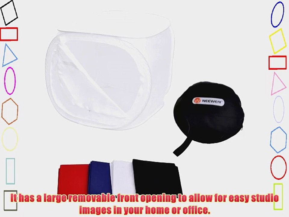 Neewer? 60x60 inch/150x150 cm Photo Studio Shooting Tent Light Cube Diffusion Soft Box Kit