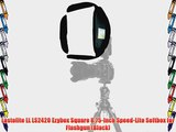 Lastolite LL LS2420 Ezybox Square 8.75-Inch Speed-Lite Softbox for Flashgun (Black)
