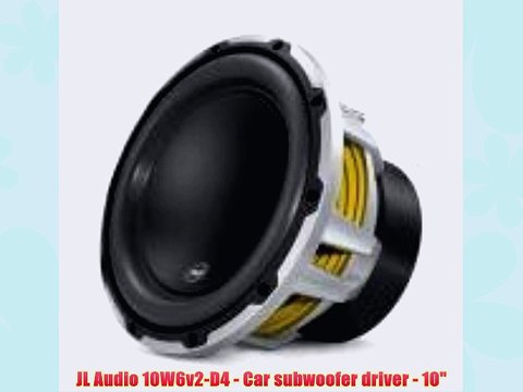 JL Audio 10W6v2-D4 - Car subwoofer driver - 10