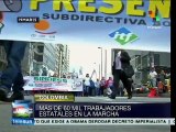 Trabajadores colombianos rechazan Plan Nacional de Desarrollo