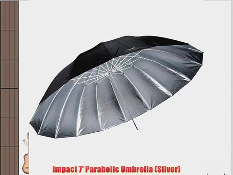 Impact 7' Parabolic Umbrella (Silver)