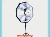 CowboyStudio Pro 30 Inch Octagon Umbrella Speedlite Softbox Brolly Reflector with Grid 8080