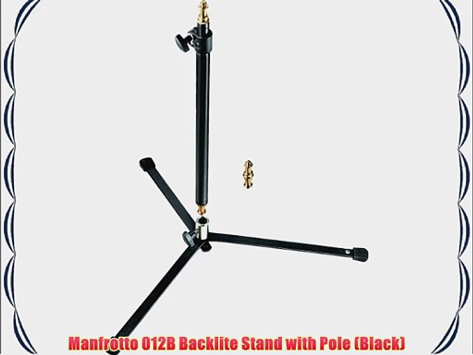 Manfrotto 012B Backlite Stand with Pole (Black)