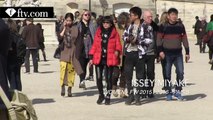 Issey Miyake Fall Winter 2015 Backstage   Paris Fashion Week PFW   FashionTV