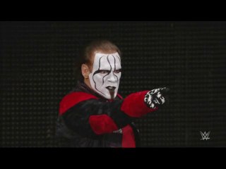 Steve Borden aka Sting makes his long awaited WW(F)E Raw debut 1/2015