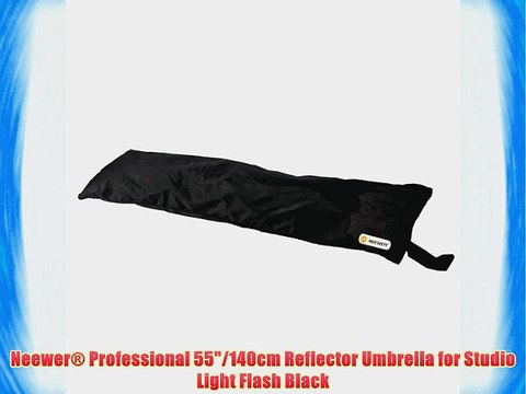 Neewer? Professional 55/140cm Reflector Umbrella for Studio Light Flash Black
