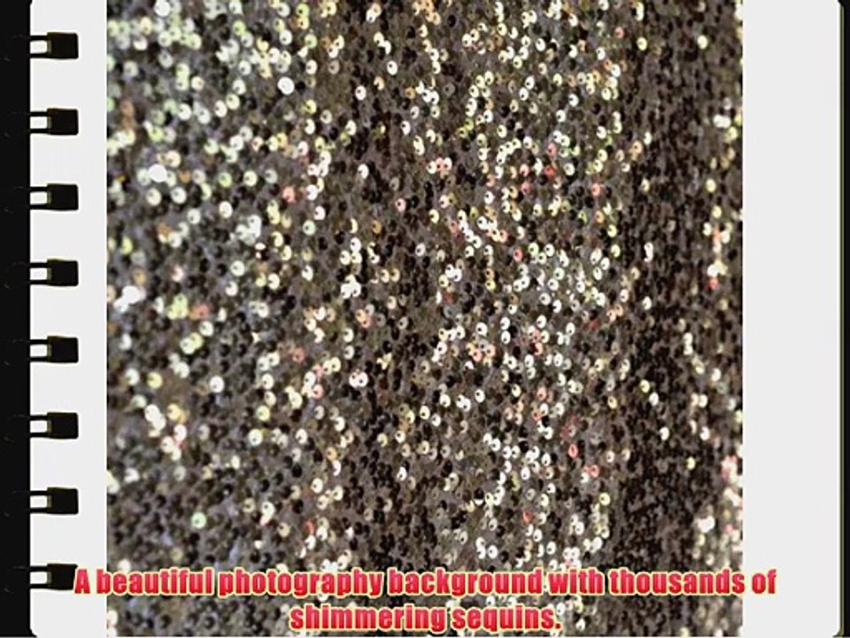 Gold Sequin Fabric Backdrop - 5ft x 9ft