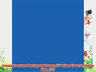 Savage Seamless Background Paper 53 wide x 12 yards Studio Blue #58