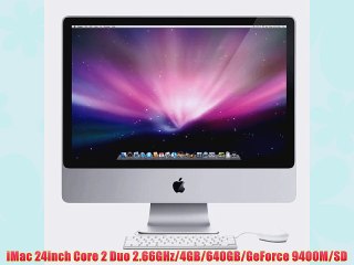 iMac 24inch Core 2 Duo 2.66GHz/4GB/640GB/GeForce 9400M/SD