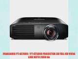 PANASONIC PT-AE7000 / PT-AT5000 PROJECTOR 3D FULL HD VIERA LINK HDTV 2000 lm