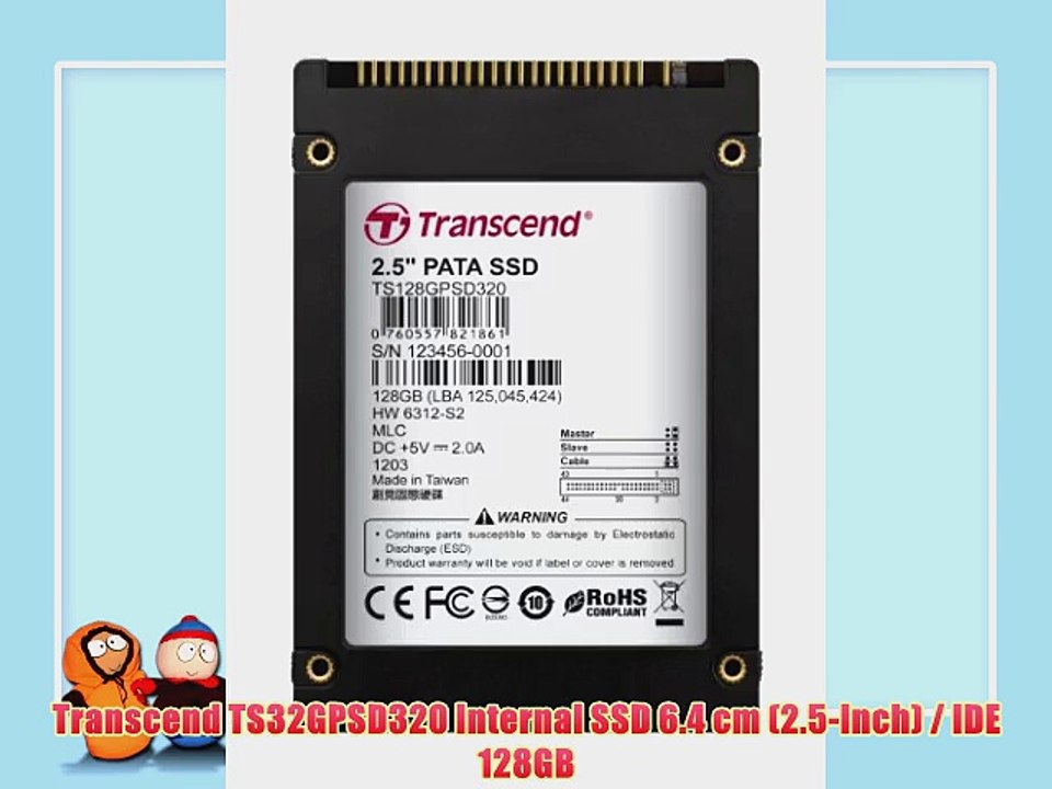 Transcend TS32GPSD320 Internal SSD 6.4 cm (2.5-Inch) / IDE 128GB