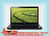 Acer Aspire E1-772-34004G50Mnsk Notebook (Silver) - (Intel Core i3 4000M 2.4GHz 4GB RAM 500GB