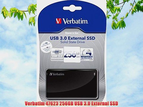 Verbatim 47623 256GB USB 3.0 External SSD