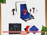 Polaroid Photo Studio Light Tent Kit Includes 1 Tent 2 Lights 1 Tripod Stand 1 Carrying Case