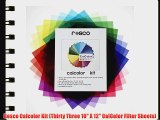 Rosco Calcolor Kit (Thirty Three 10 X 12 CalColor Filter Sheets)