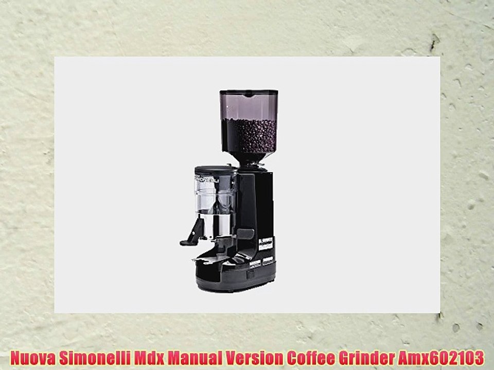 Nuova Simonelli Mdx Manual Version Coffee Grinder Amx602103