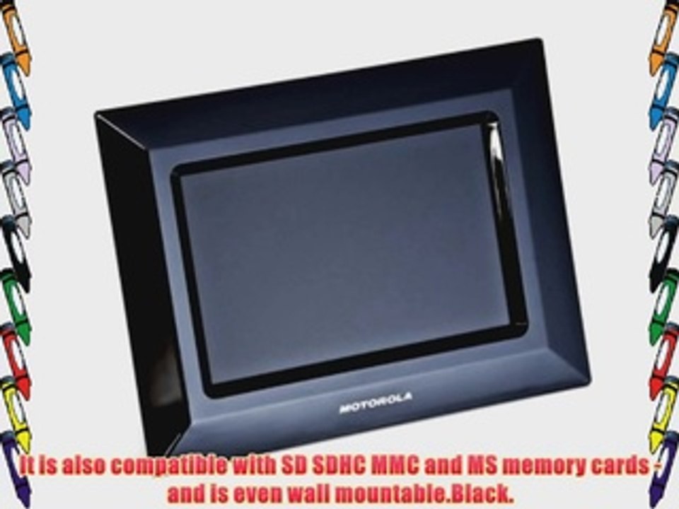 Motorola Digital Photo Frame with Slideshow - 7 Inch LCD Model MF700