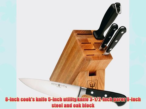 Wusthof Classic 5-Piece Knife Block Set
