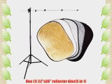 CowboyStudio Multi Disc Kit with 22 x 36 Inch 5-in-1 Multi Disc Portable Reflector Compact