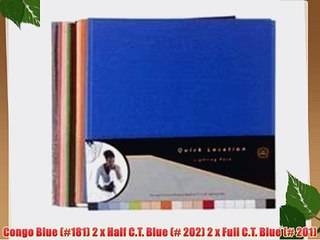 Lee Quick Location Lighting Gel Filter Pack (24) 10x12 Sheets