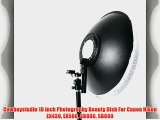 Cowboystudio 16 inch Photography Beauty Dish For Canon Nikon EX430 EX580 SB800 SB600