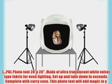 PHOTO TWO LIGHT TENT STUDIO PORTABLE LIGHTING KIT 20X20 WITH 4 BACKGROUNDS CARRY CASE Steve