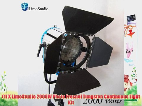 LimoStudio 2000 Watt Photo PhotoStudio Photography Video Film and Television Tungsten Fresnel
