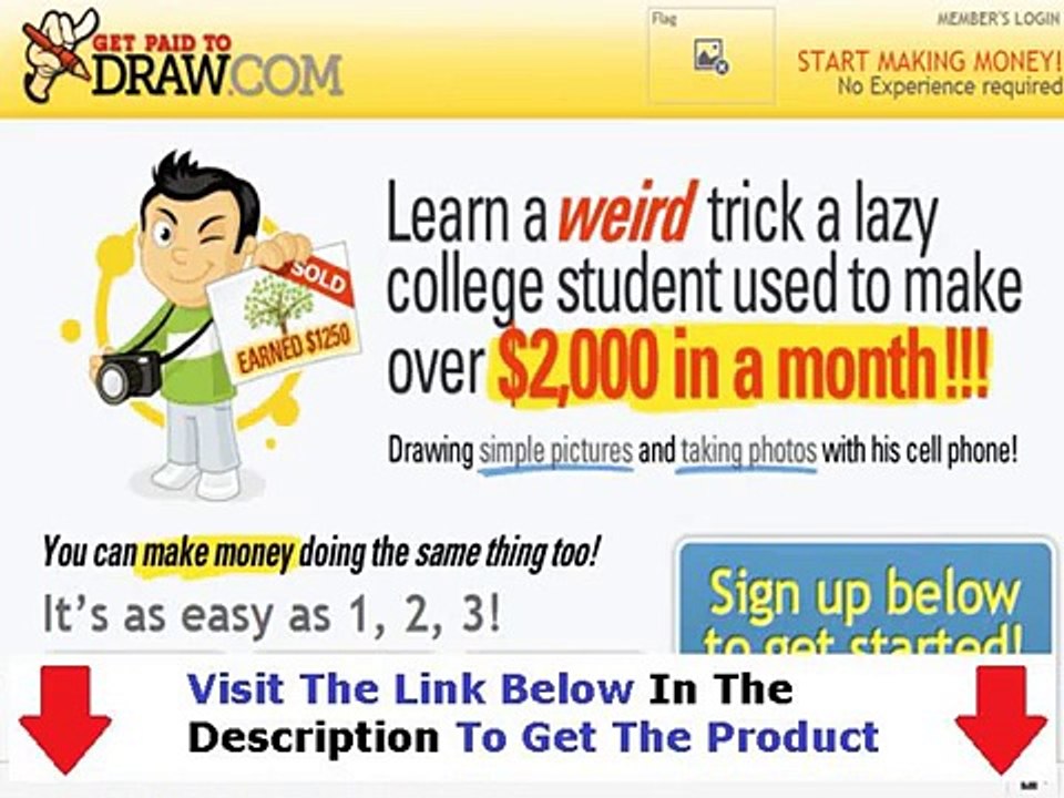 Get Paid To Draw Real Bonus + Discount