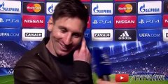 Leo Messi talks Joe Hart & the UCL draw after FC Barcelona beat Manchester City FC!