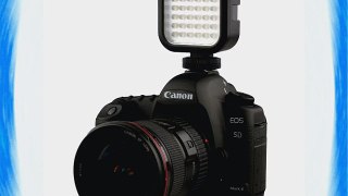 Fotga Hot Shoe 36pcs Dimmable Ultra High Power LED Video Light Lamp for Canon Nikon Pentax