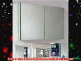 Fresca Large Bathroom Medicine Cabinet with Mirrors